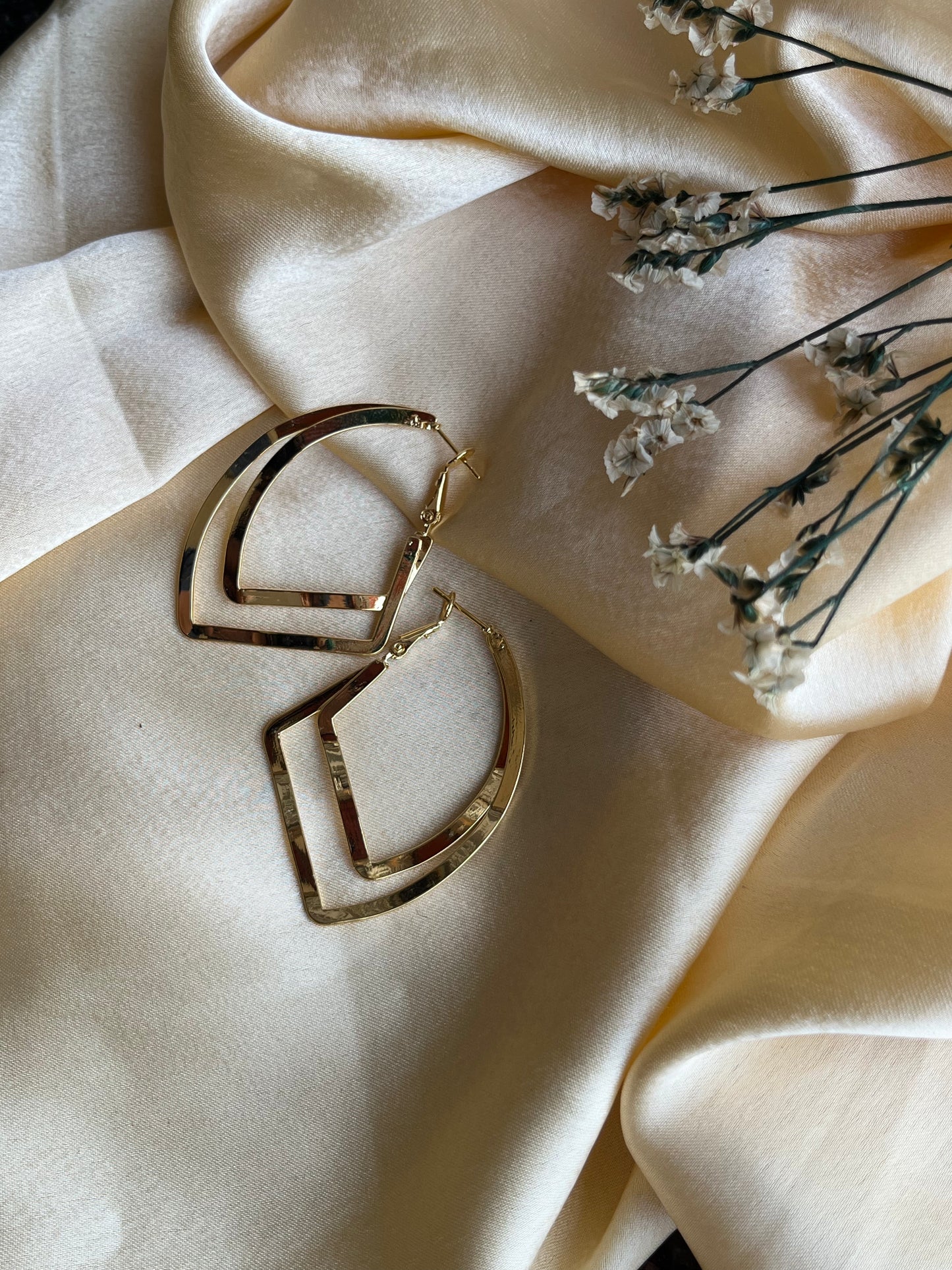 Geometric Hoop Earrings