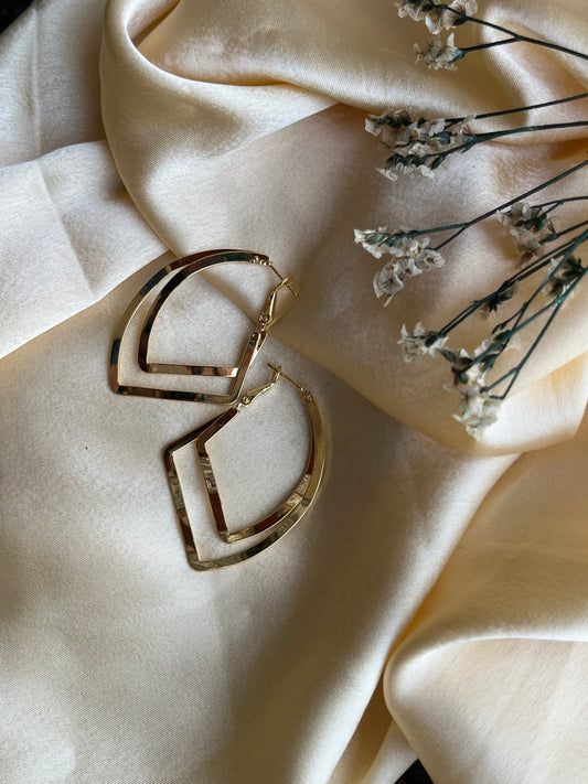 Geometric Hoop Earrings