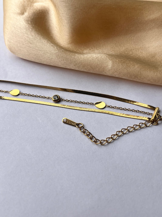 Triple layer Stud Bracelet