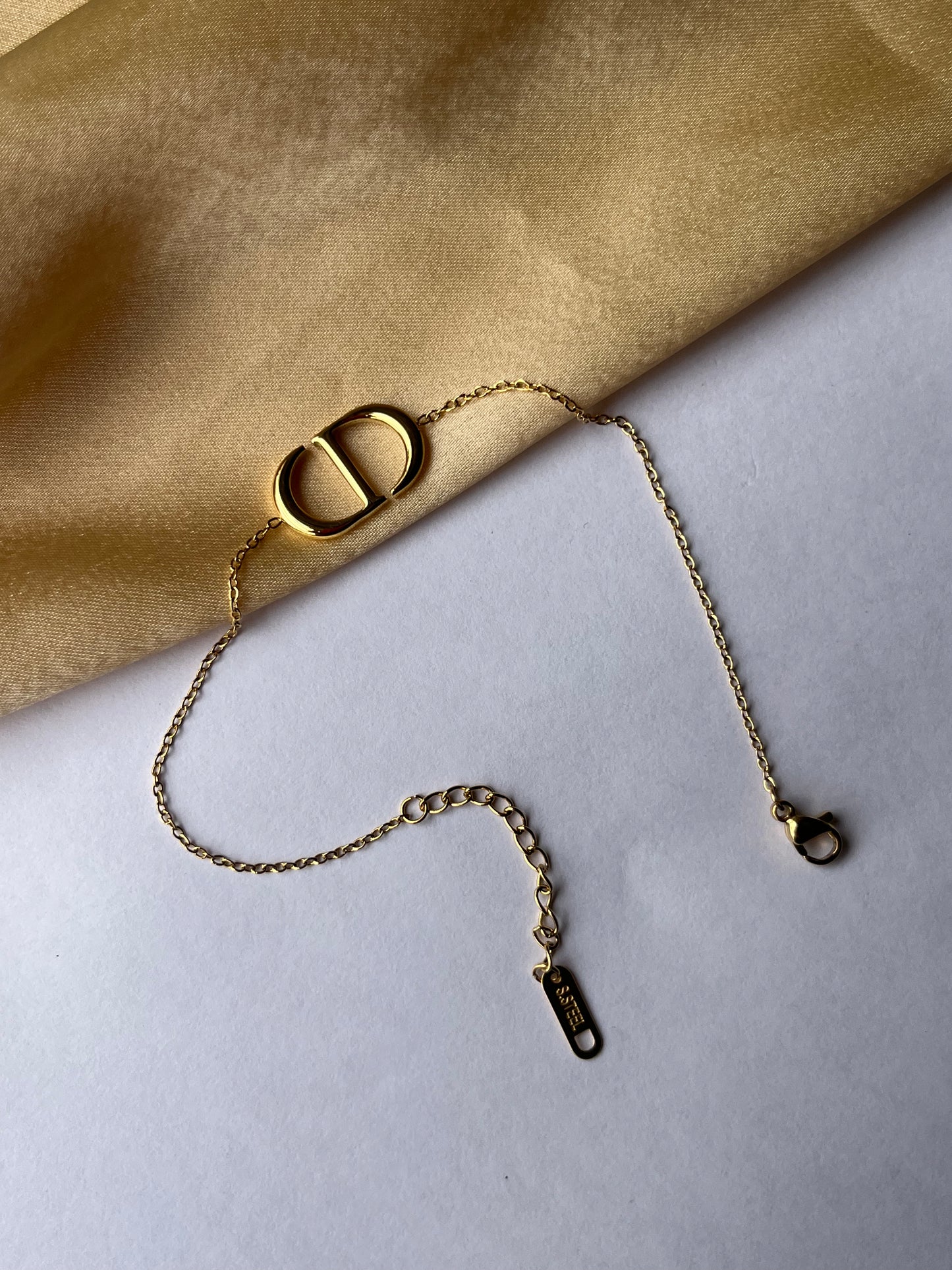 Statement Link Gold Bracelet