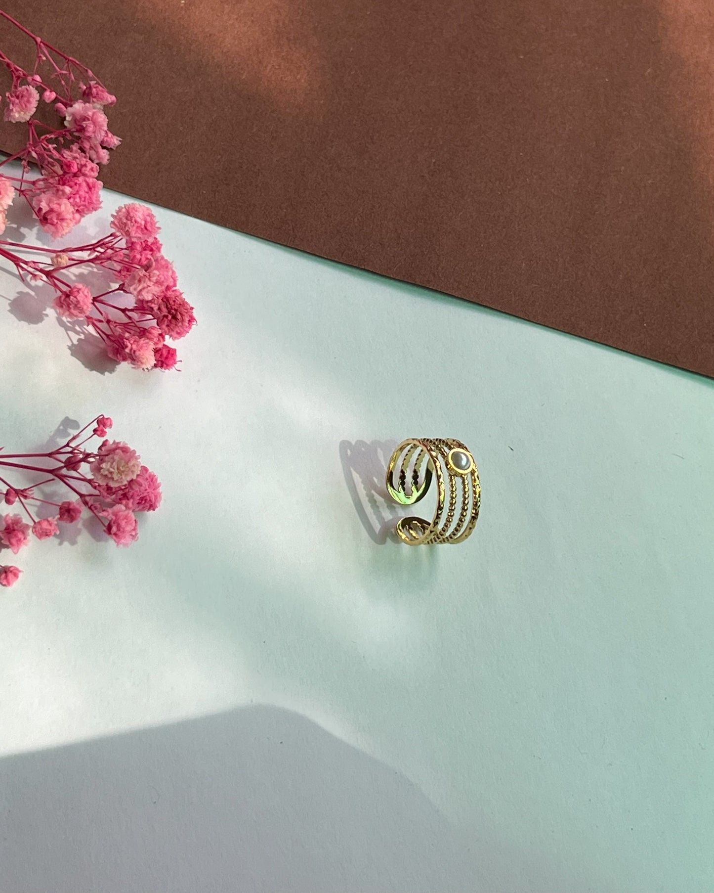 Pearl Band Ring
