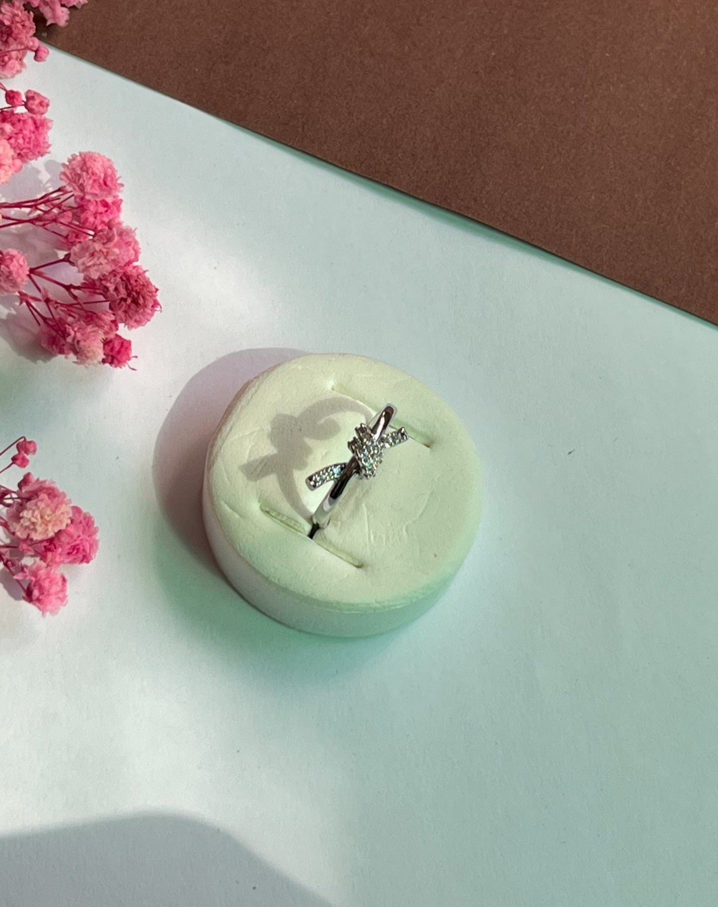 Twisted Knot Silver Ring