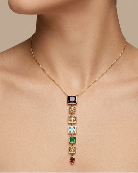 Aurora Journey Line Necklace