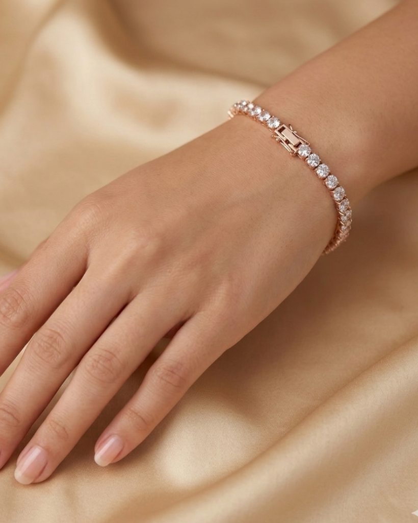 Blush Tennis Bracelet