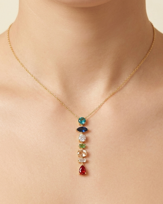 Rainbow Path Necklace