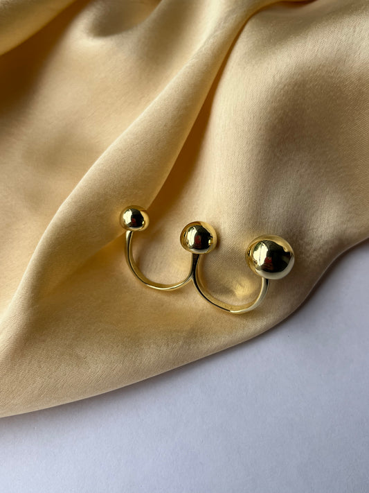 Claw Luxe Gold Ring