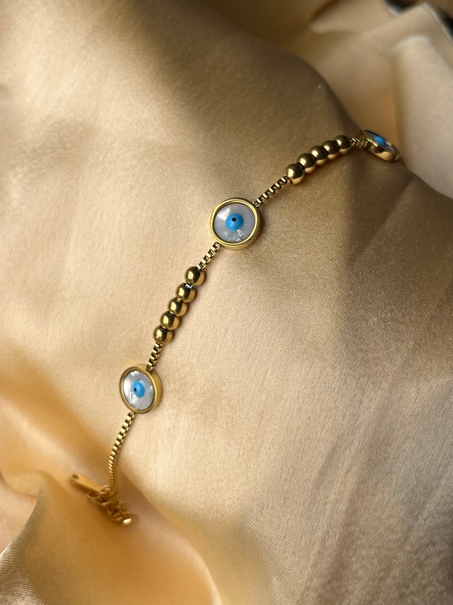 Evil Eye Beaded Bracelet