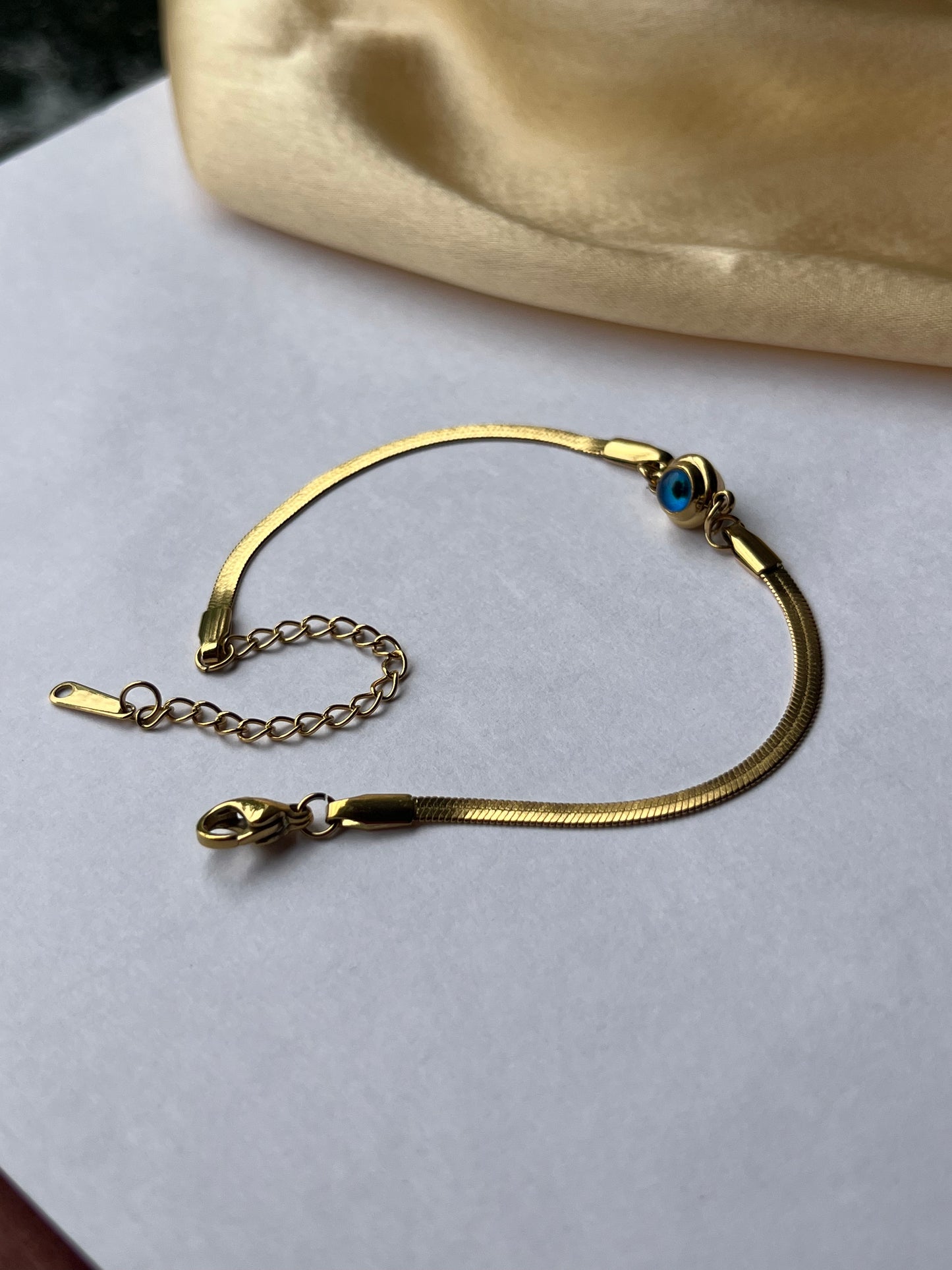 Evil Eye Snake chain Bracelet