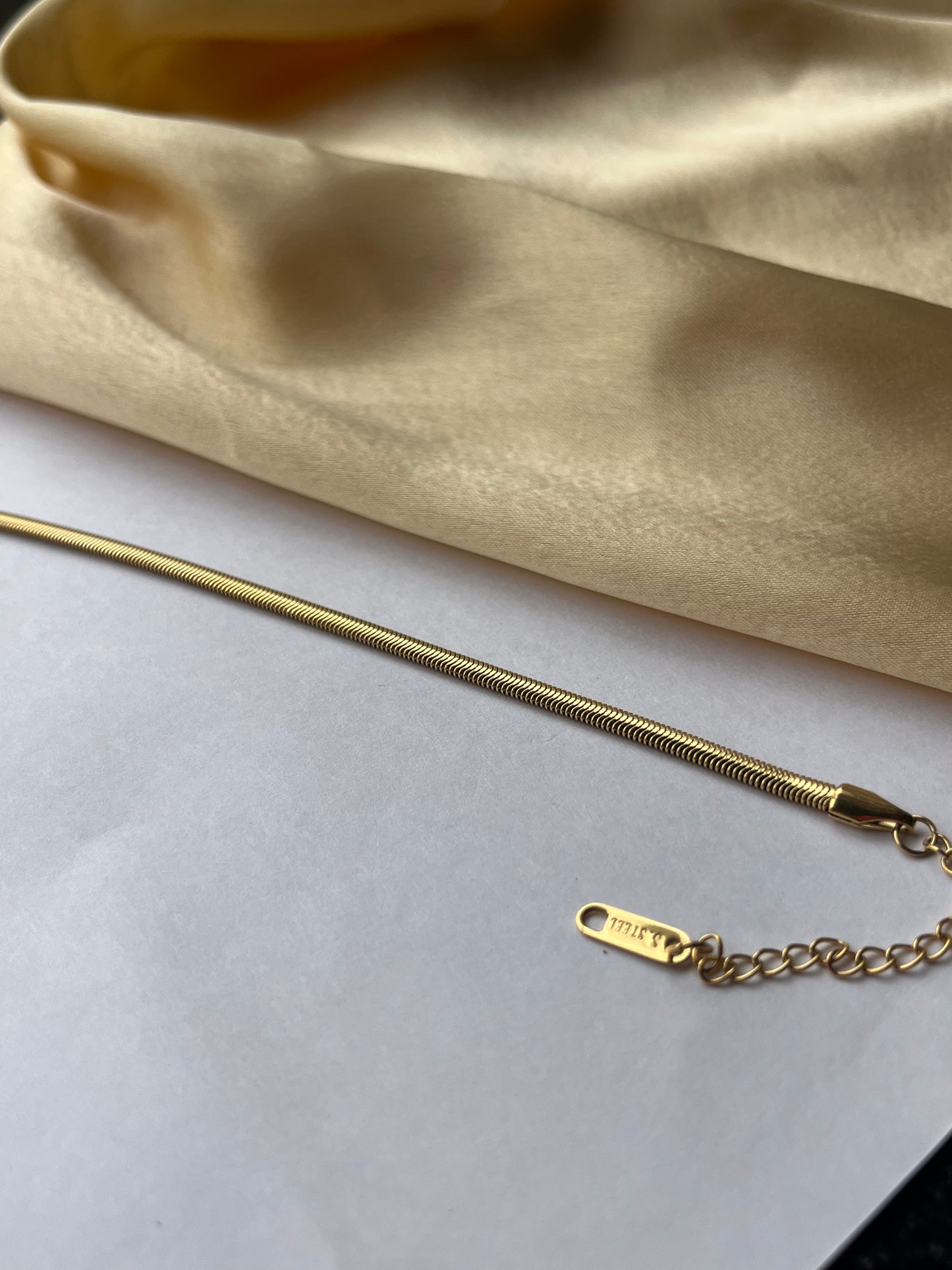 Bold Snake Chain Bracelet