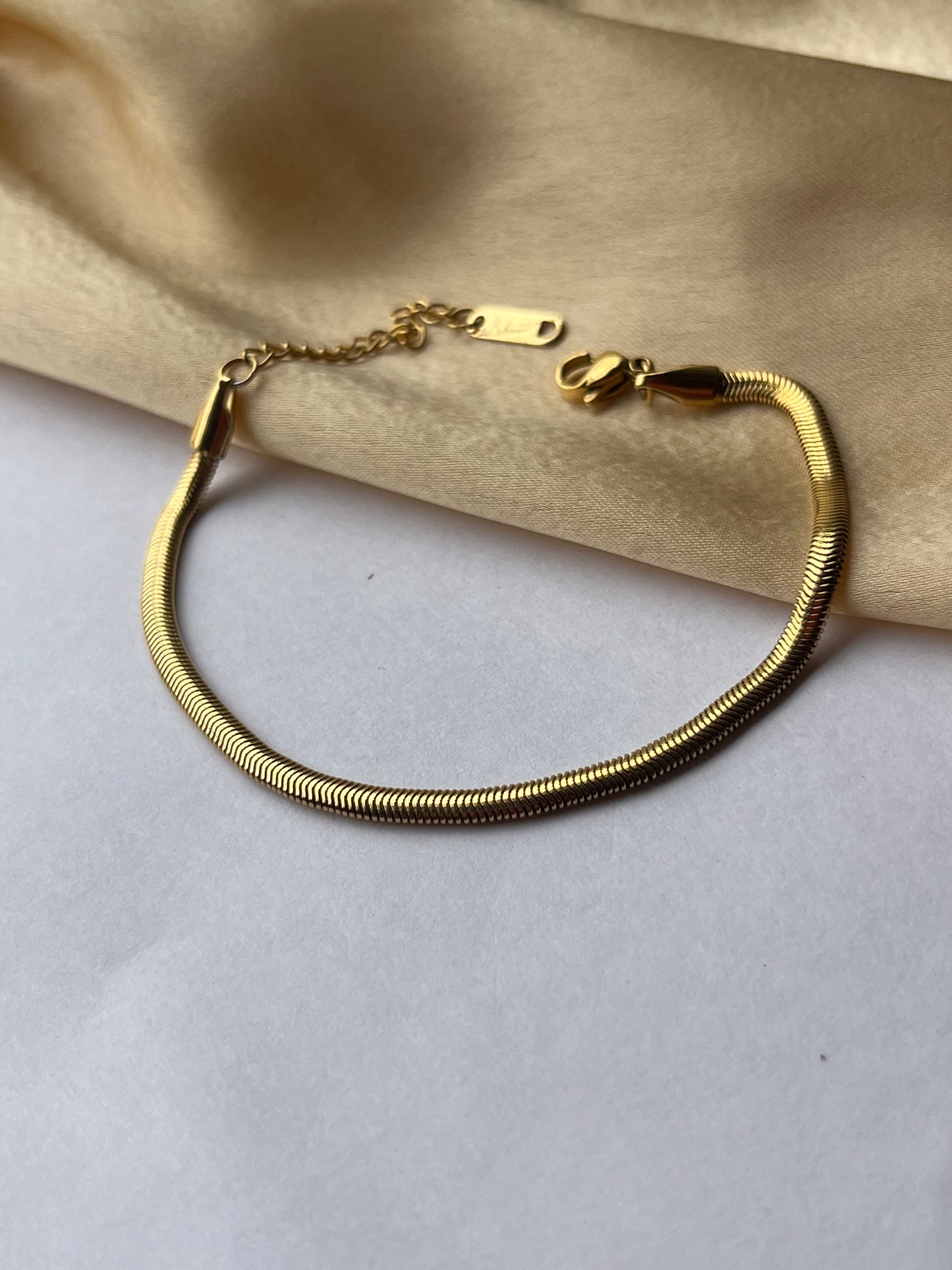 Bold Snake Chain Bracelet