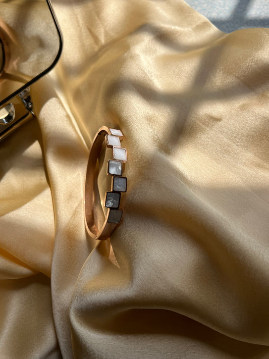 Squared Harmony Cuff Bracelet