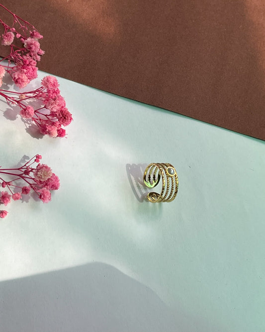 Pearl Band Ring