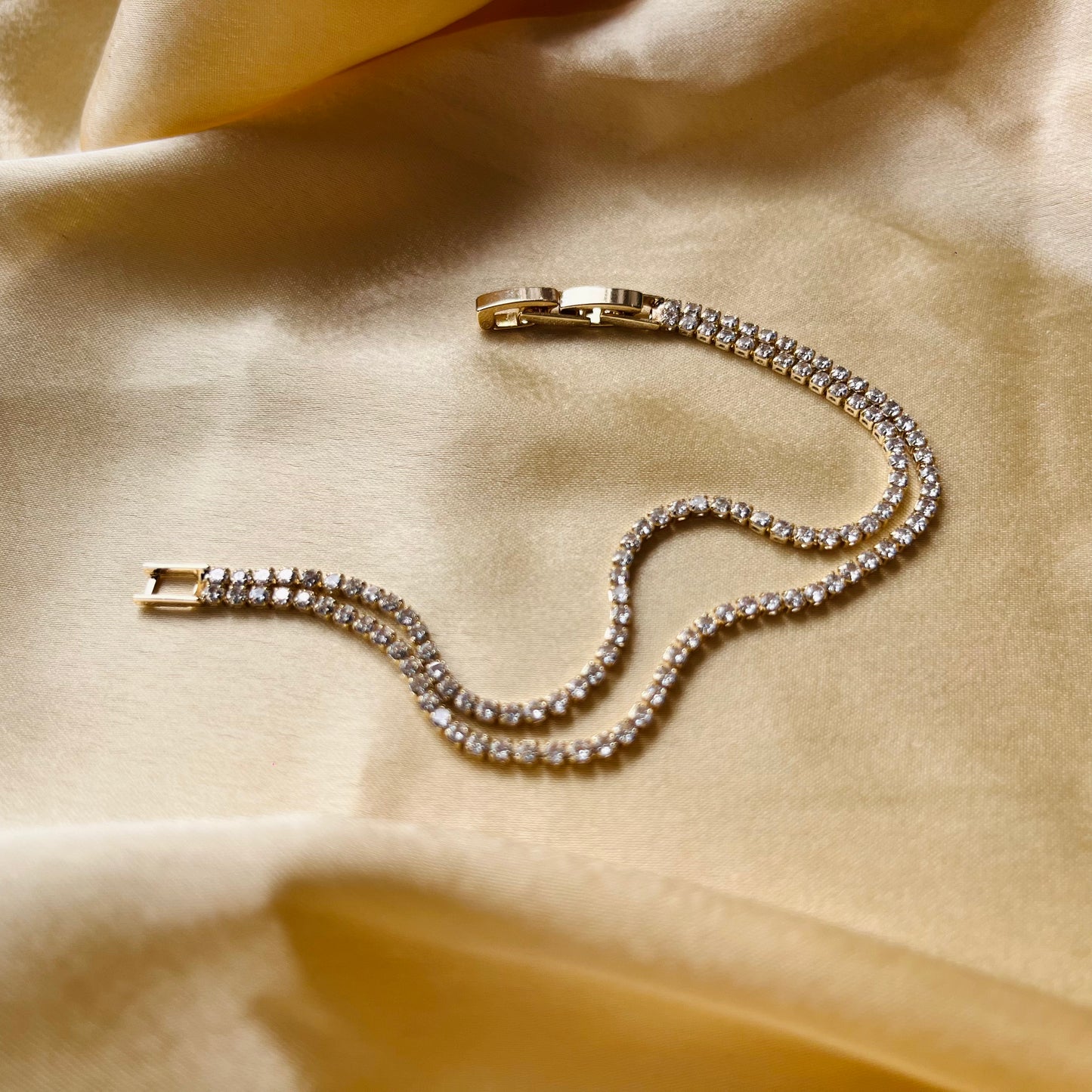 Double layered Tennis Bracelet