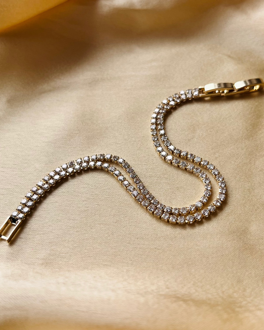 Double layered Tennis Bracelet