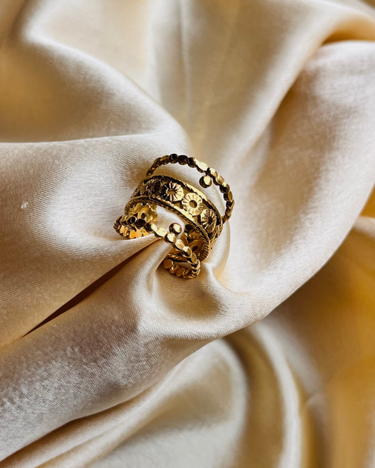 Trielle Elongated Band Ring