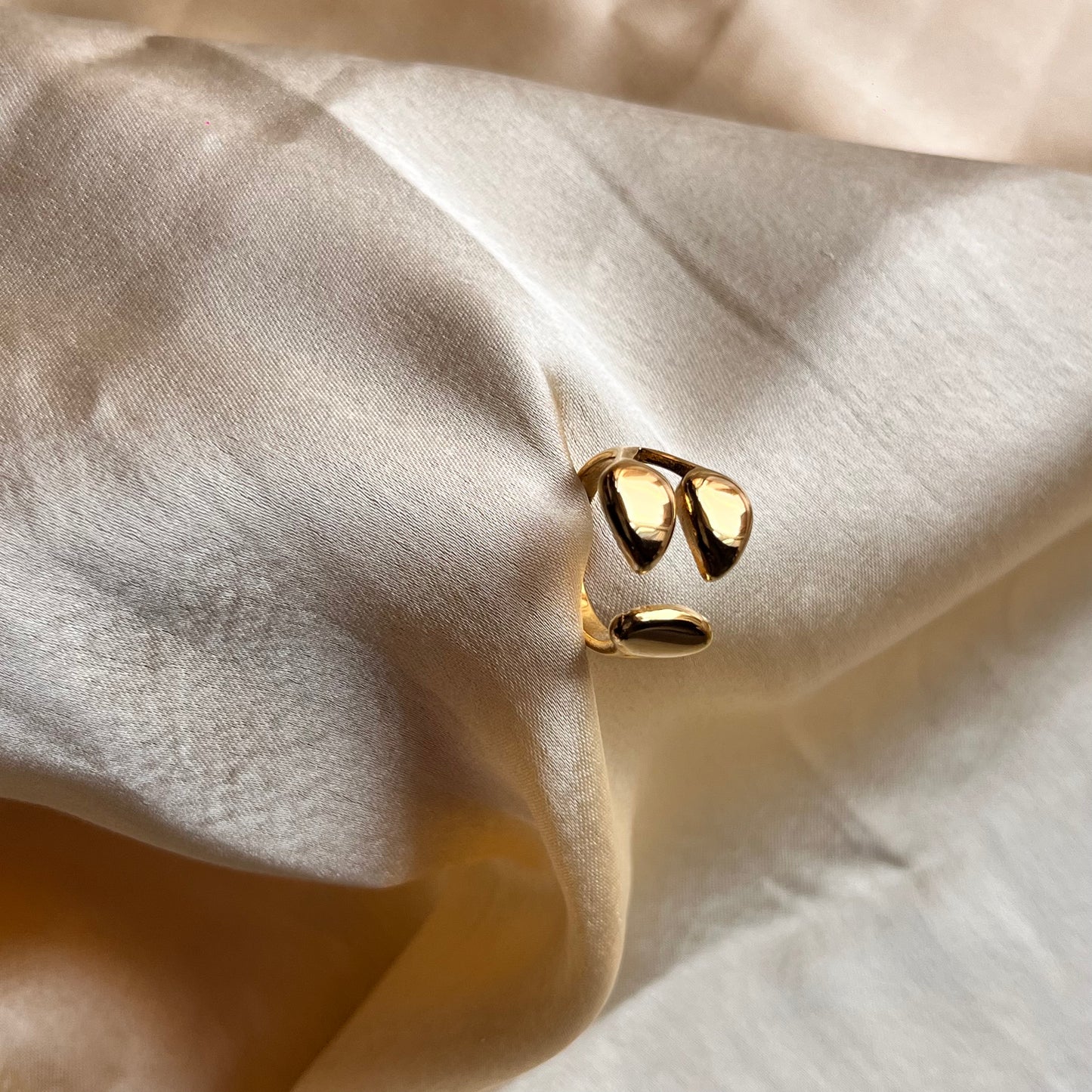 Finger Edge Claw Statement Ring