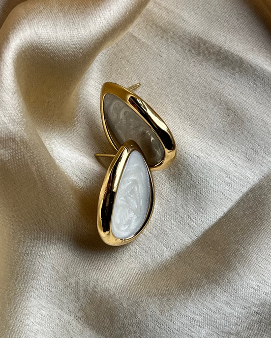 Ivory Drop Studs